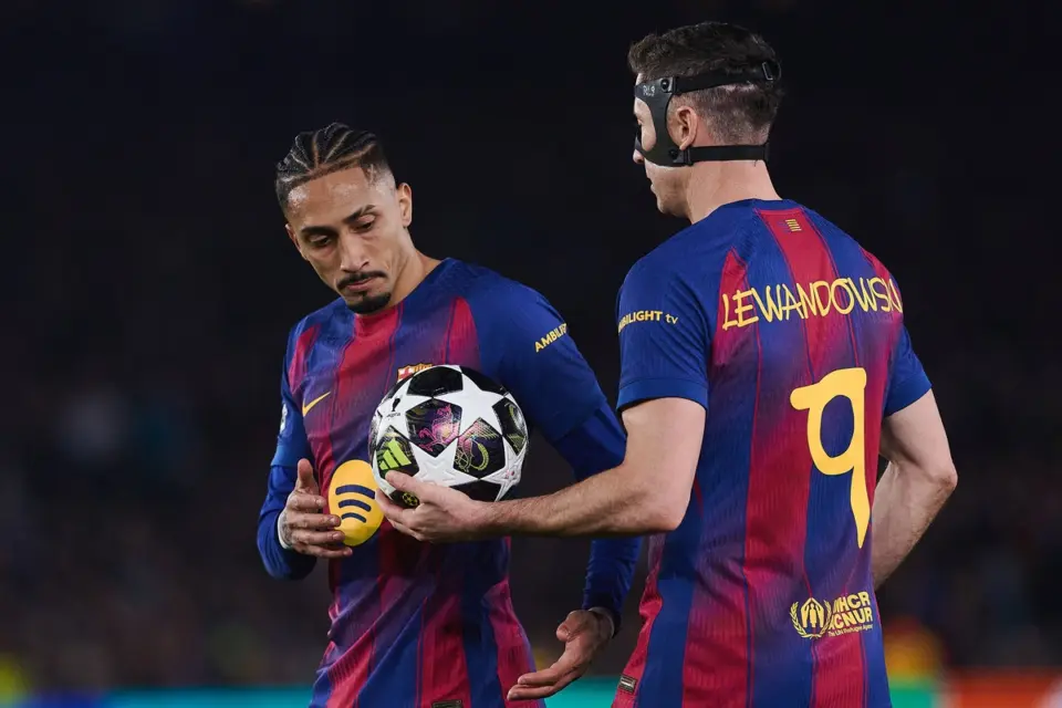 Raphinha i Robert Lewandowski