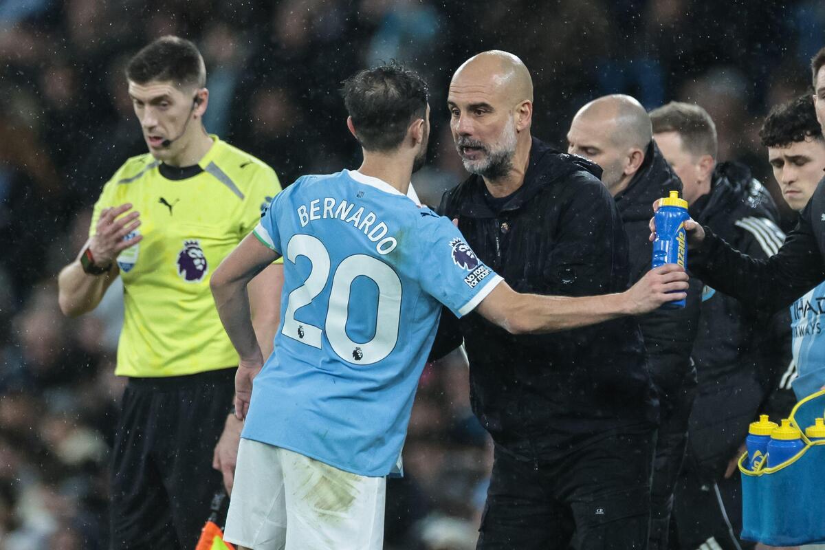 Bernardo Silva i Pep Guardiola