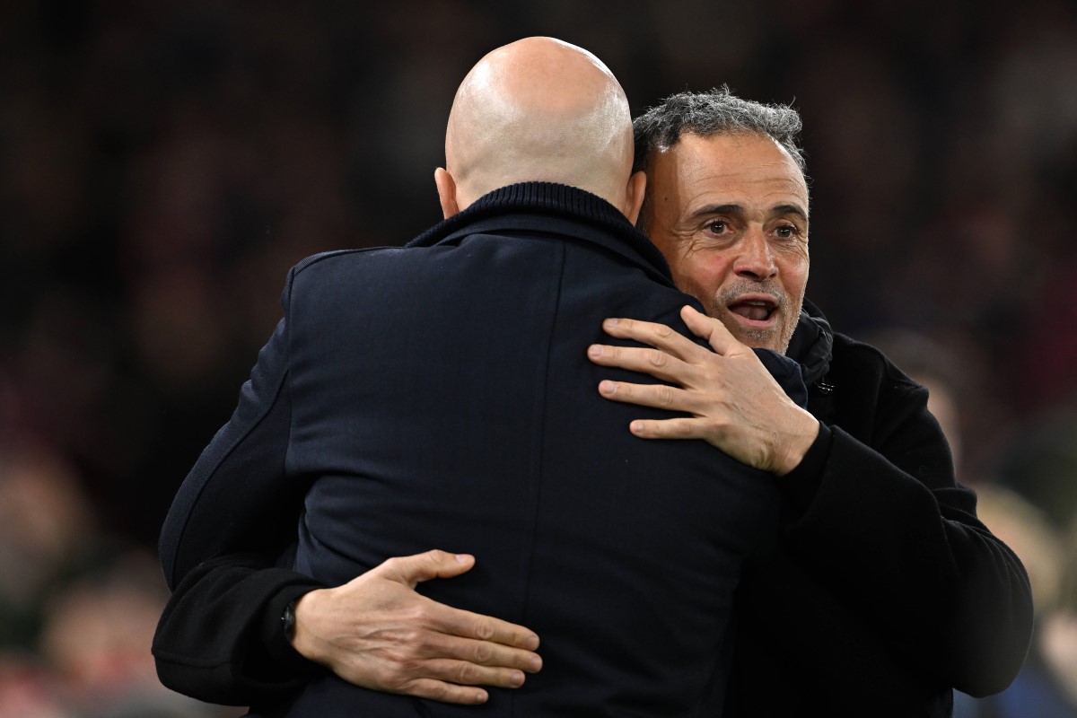 Arne Slot oraz Luis Enrique