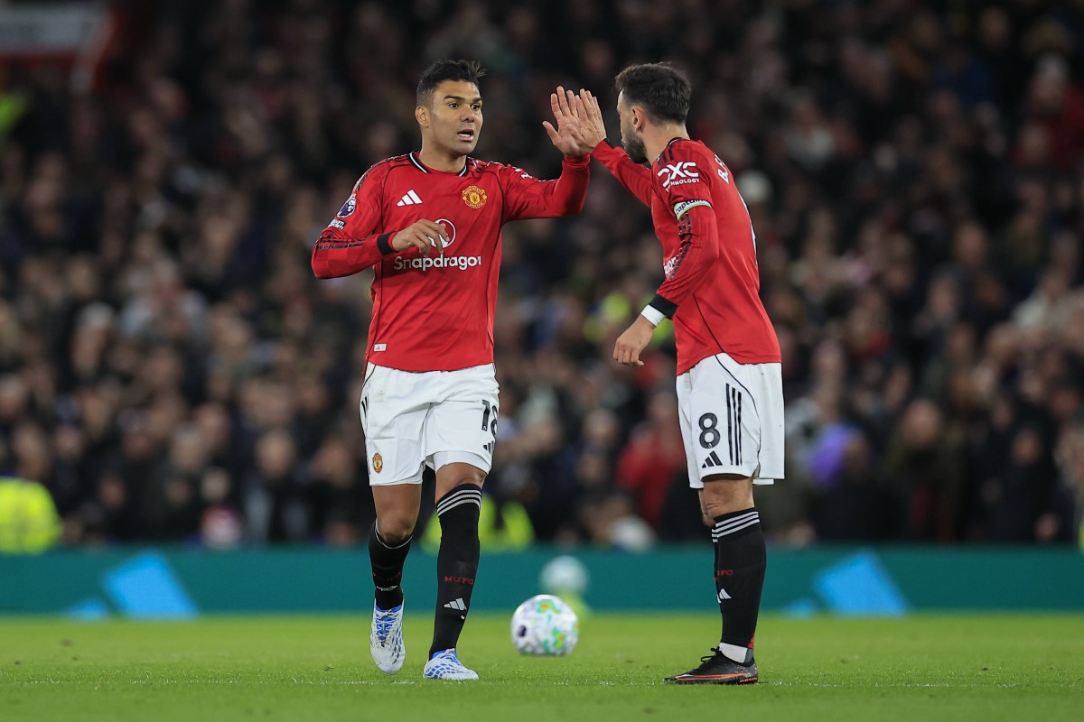 Casemiro oraz Bruno Fernandes