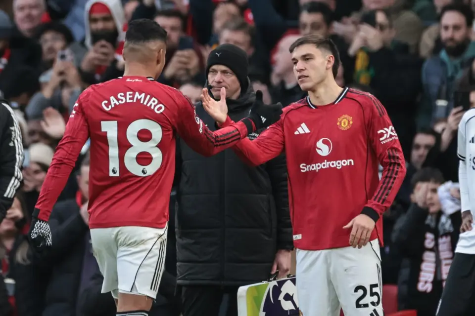 Casemiro oraz Manuel Ugarte