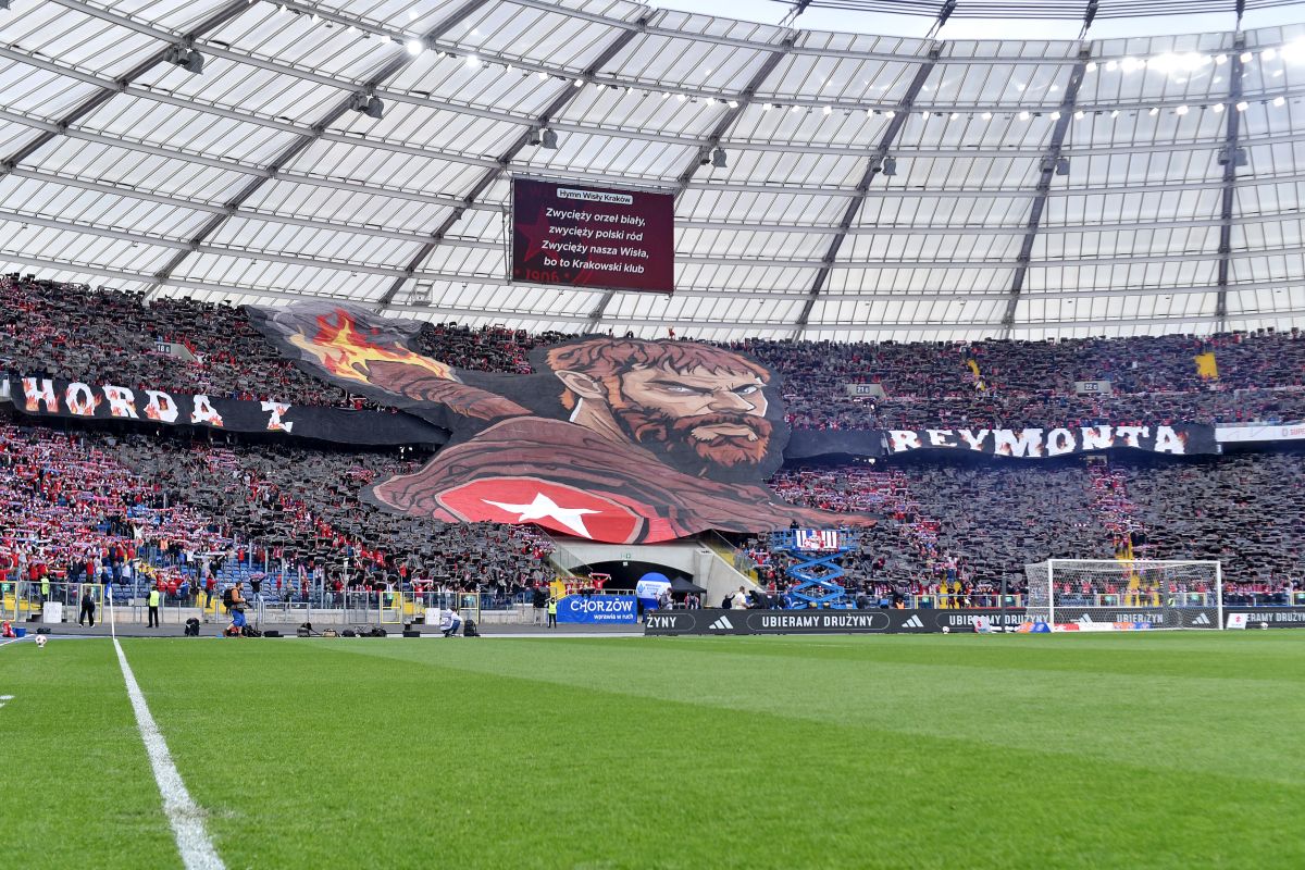 Kibice na meczu Ruch - Wisła