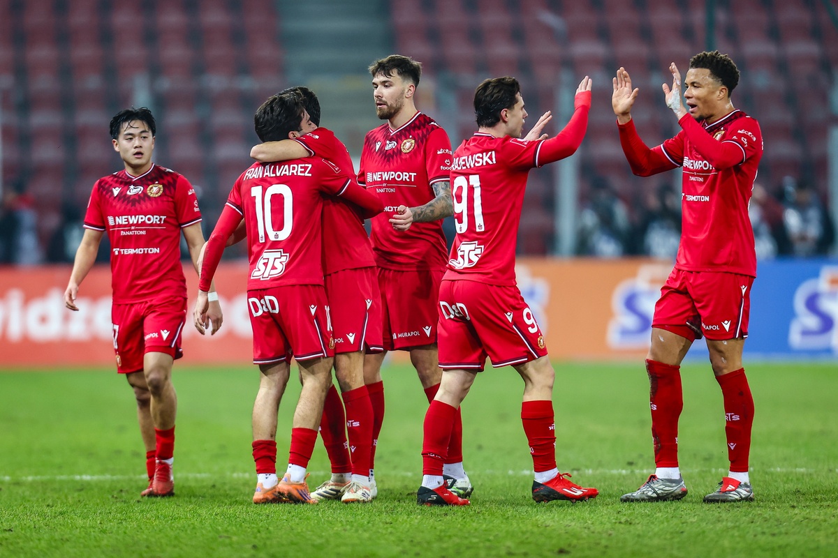 Piłkarze Widzewa Łódź