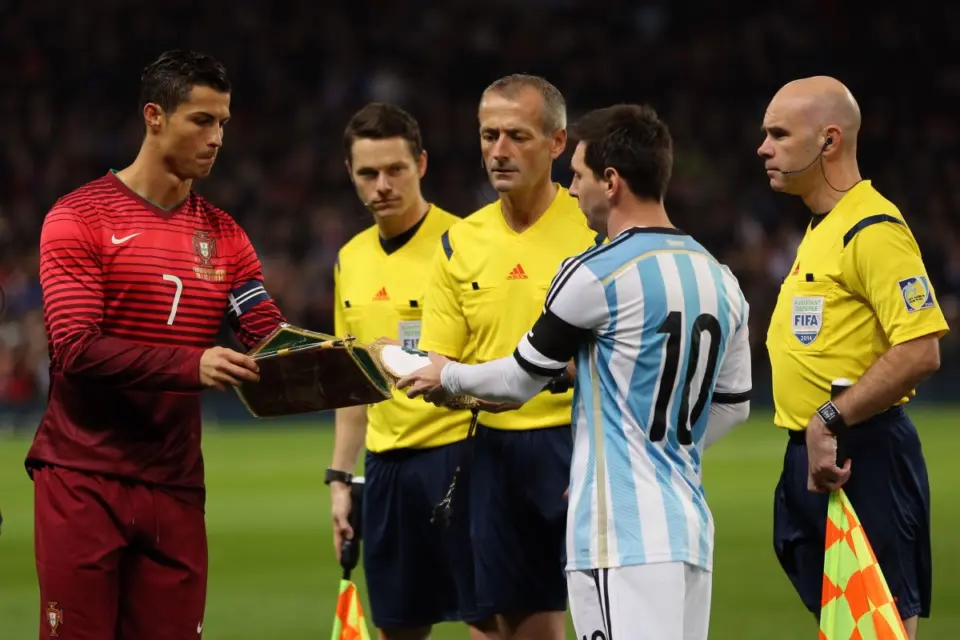 Cristiano Ronaldo oraz Leo Messi