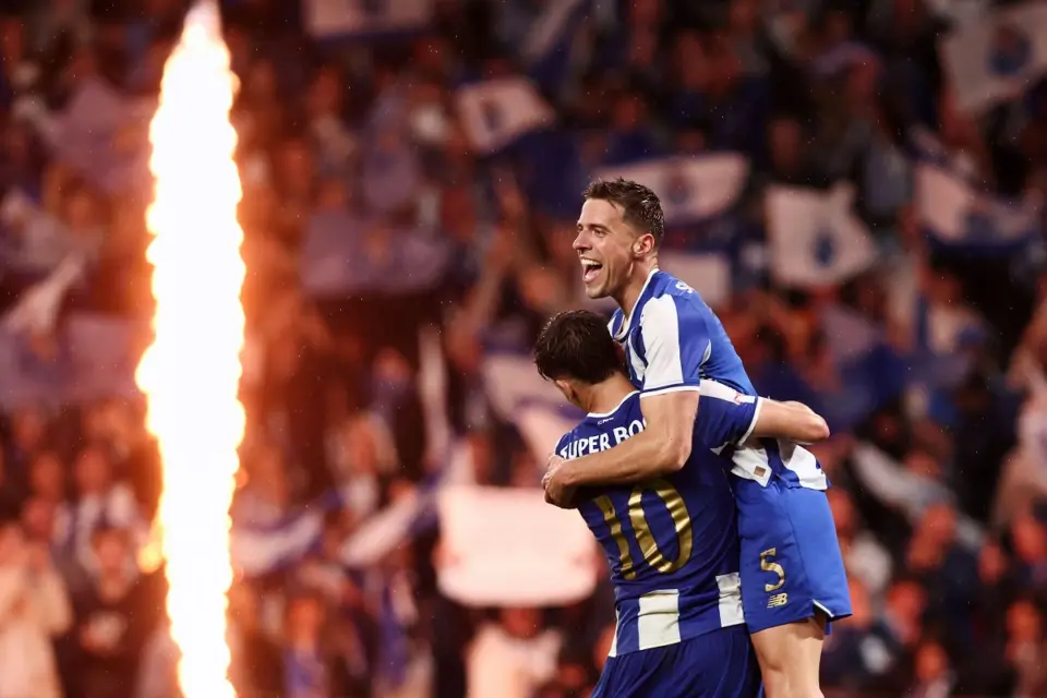 Jan Bednarek i Gabri Veiga (FC Porto - FC Alverca)