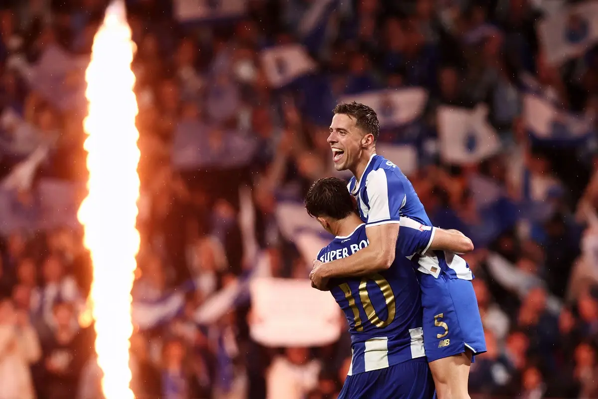 Jan Bednarek i Gabri Veiga (FC Porto - FC Alverca)