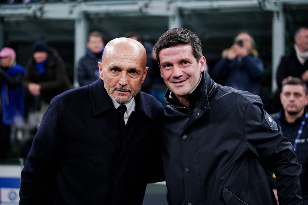 Luciano Spalletti oraz Cristian Chivu