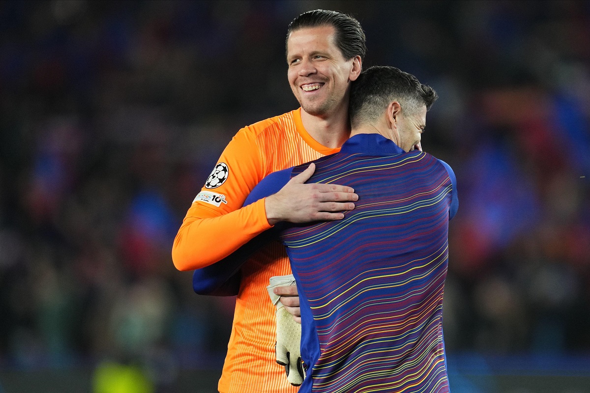 Wojciech Szczęsny i Robert Lewandowski
