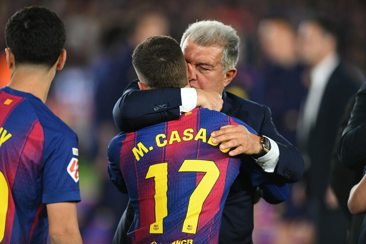Marc Casado i Joan Laporta