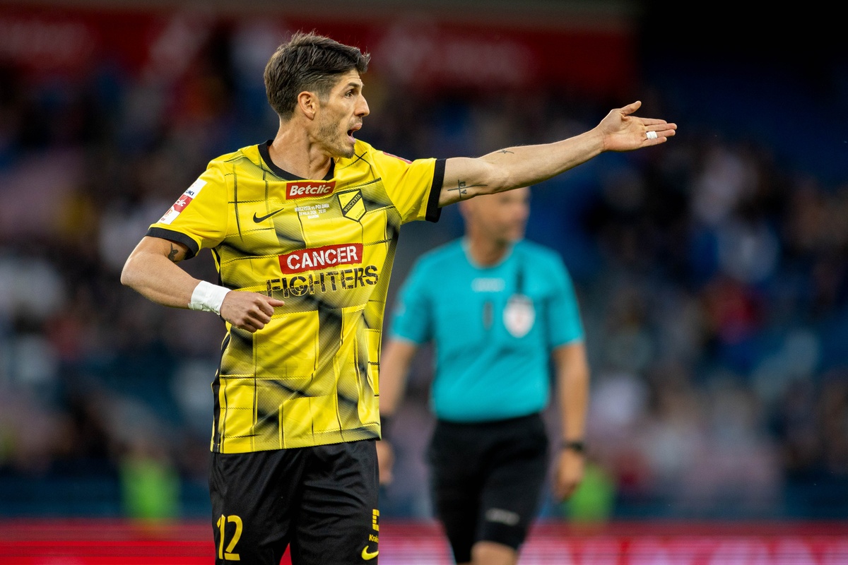 Lucas Piazon w meczu z Polonią Warszawa
