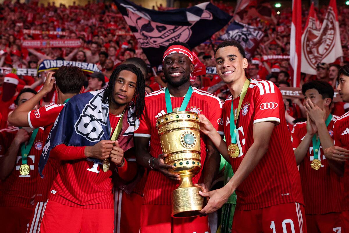 Michael Olise, Alphonso Davies i Jamal Musiala
