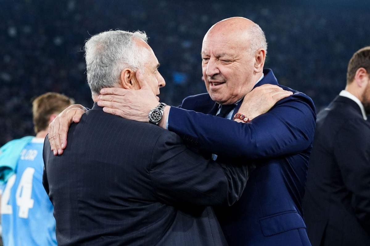Claudio Lotito oraz Beppe Marotta