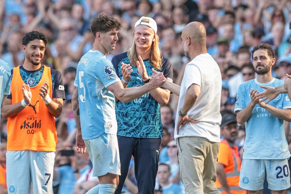 John Stones i Pep Guardiola