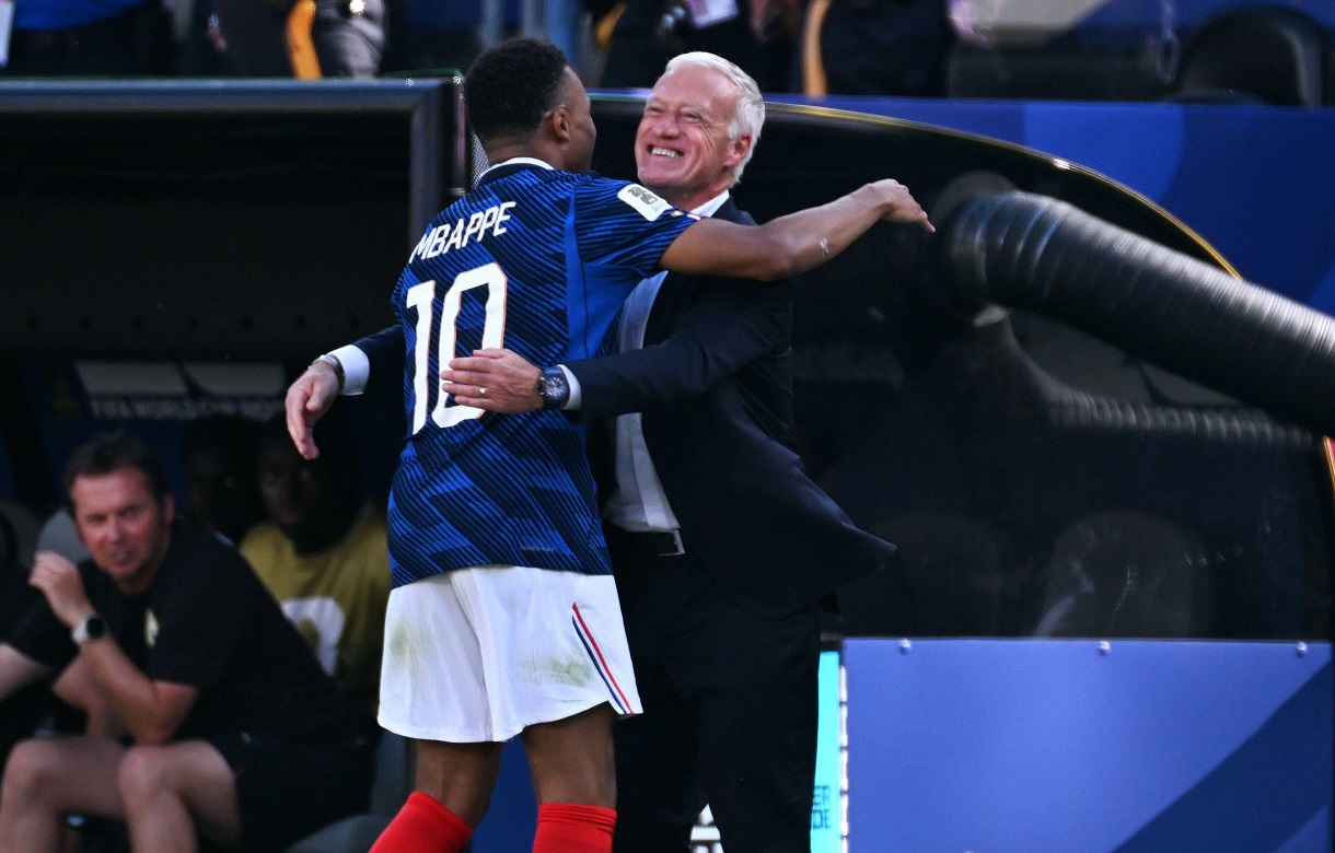 Kylian Mbappe i Didier Deschamps