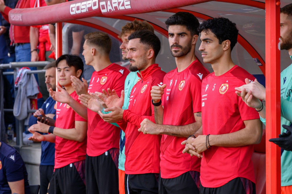 Piłkarze Widzewa Łódź