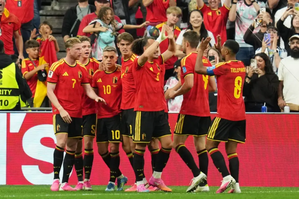 Piłkarze reprezentacji Belgii
