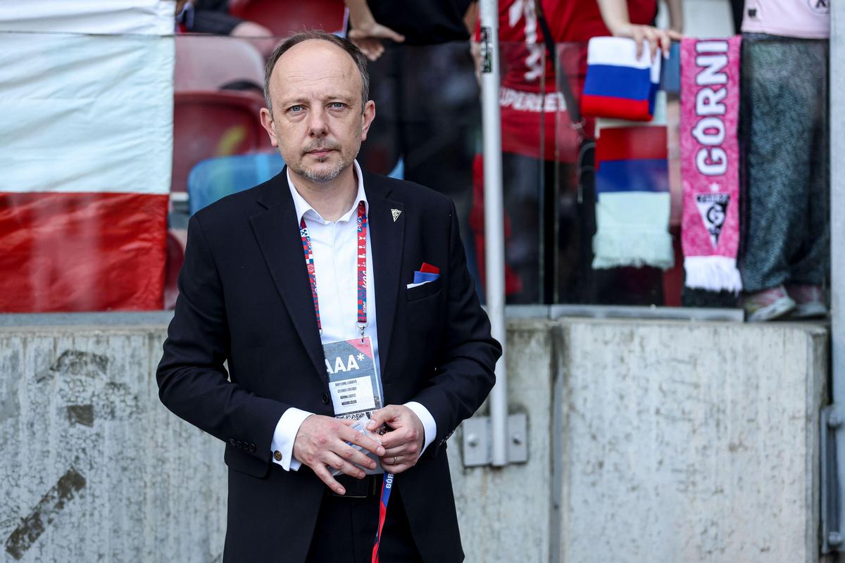 Członek zarządu Górnika Zabrze – Bartłomiej Gabryś