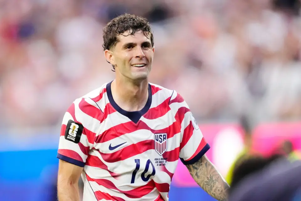 Christian Pulisic w meczu z Paragwajem