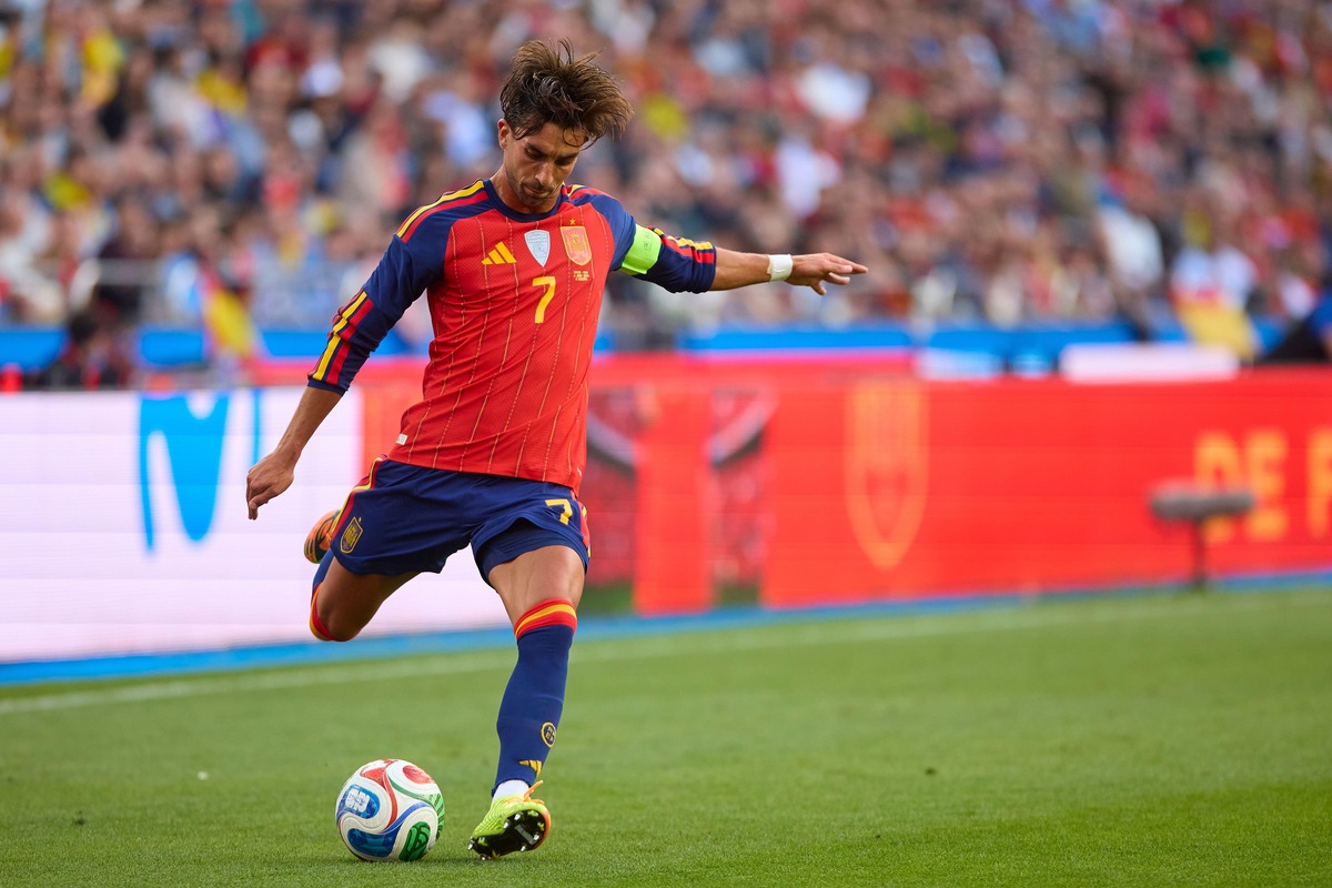 Ferran Torres w meczu z Iranem