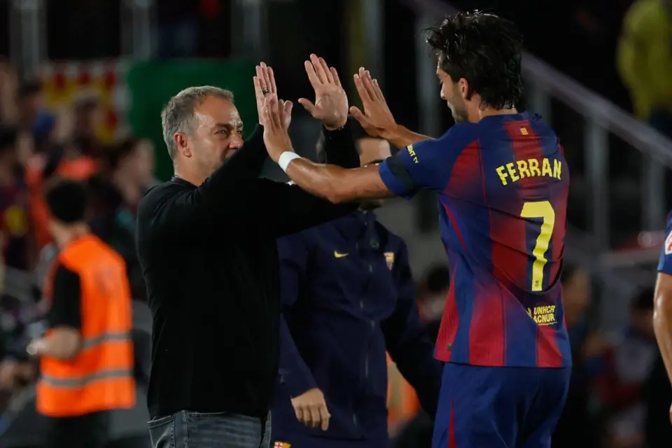 Hansi Flick i Ferran Torres