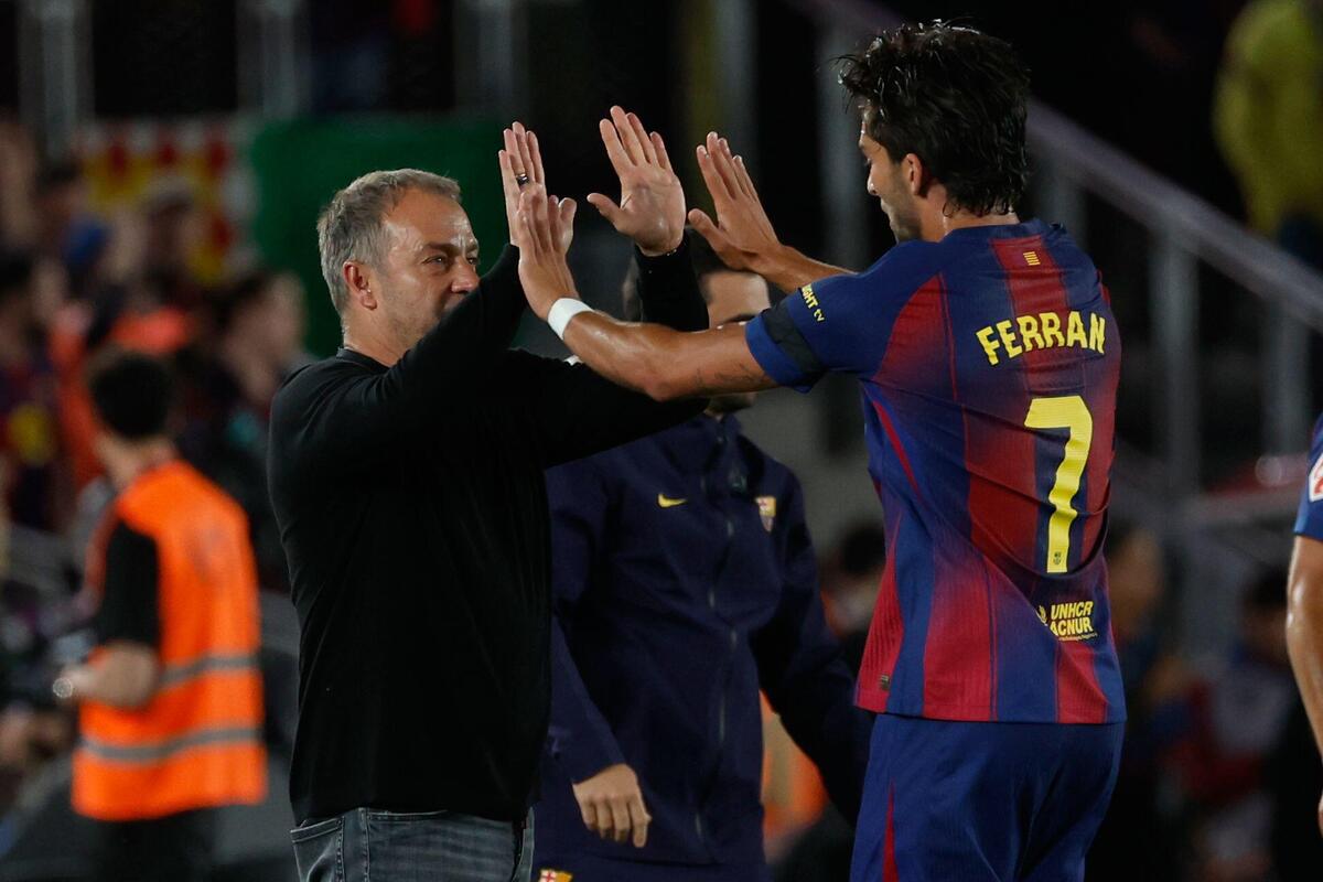 Hansi Flick i Ferran Torres