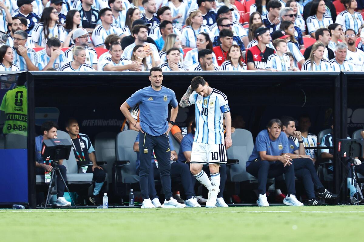 Lionel Scaloni i Lionel Messi