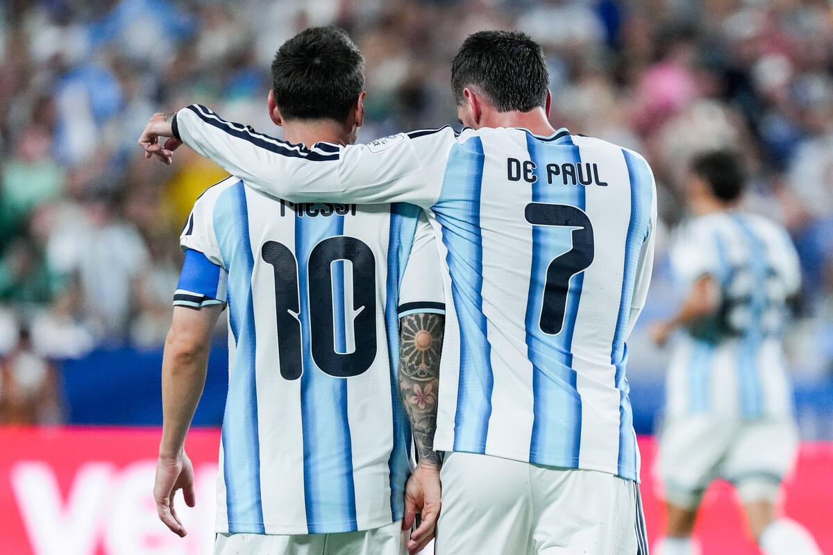 Leo Messi i Rodrigo De Paul