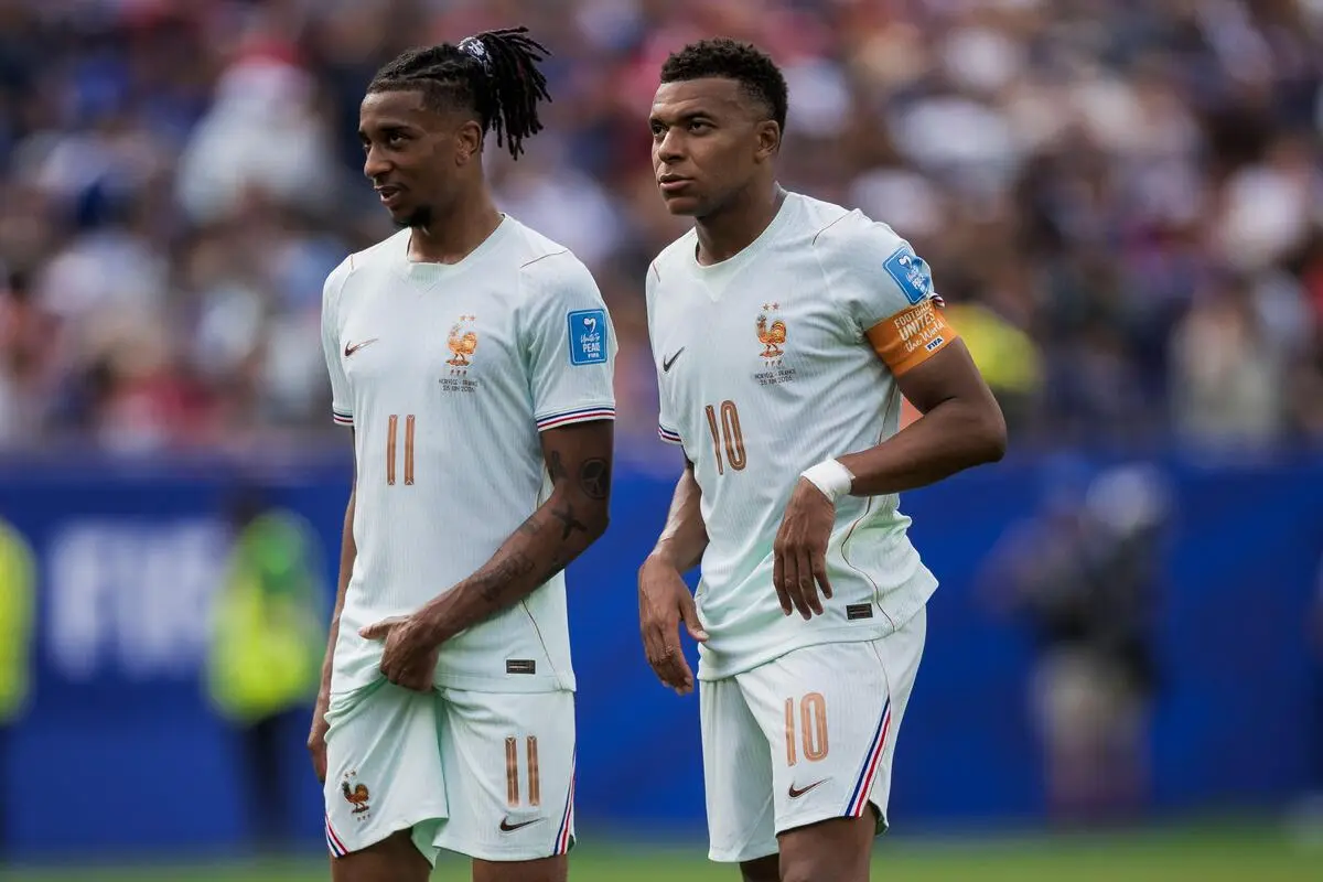 Michael Olise i Kylian Mbappe
