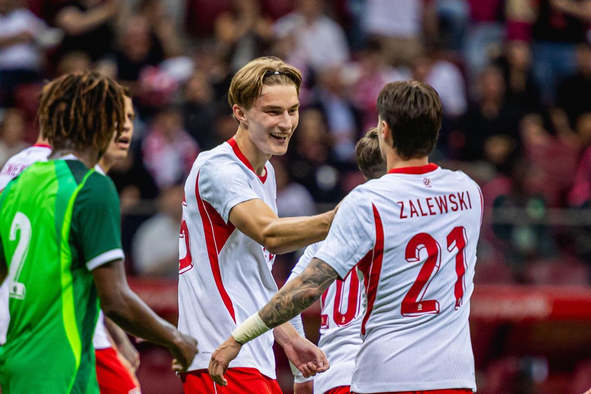 Kacper Potulski i Nicola Zalewski