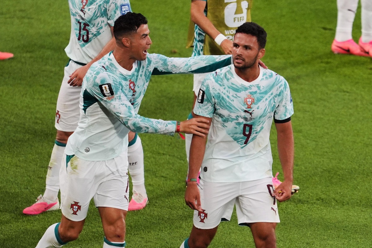 Cristiano Ronaldo i Goncalo Ramos