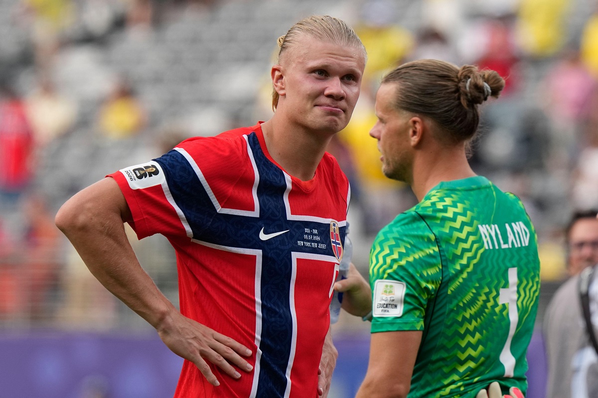Erling Haaland i Oerjan Nyland