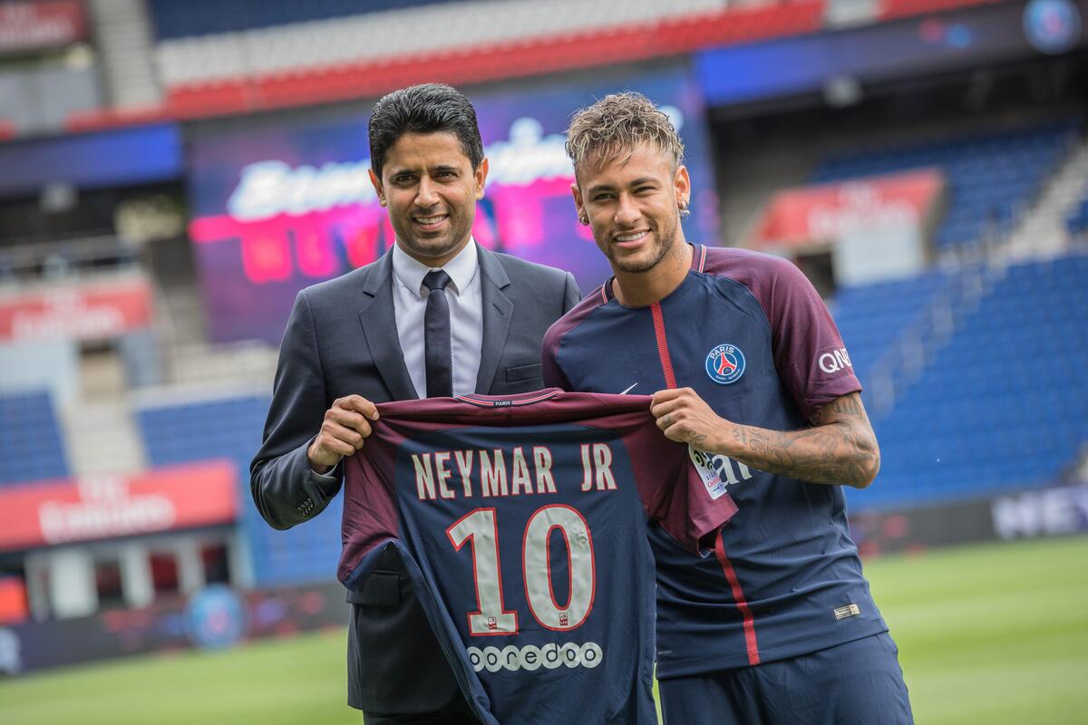 Nasser Al-Khelaifi i Neymar