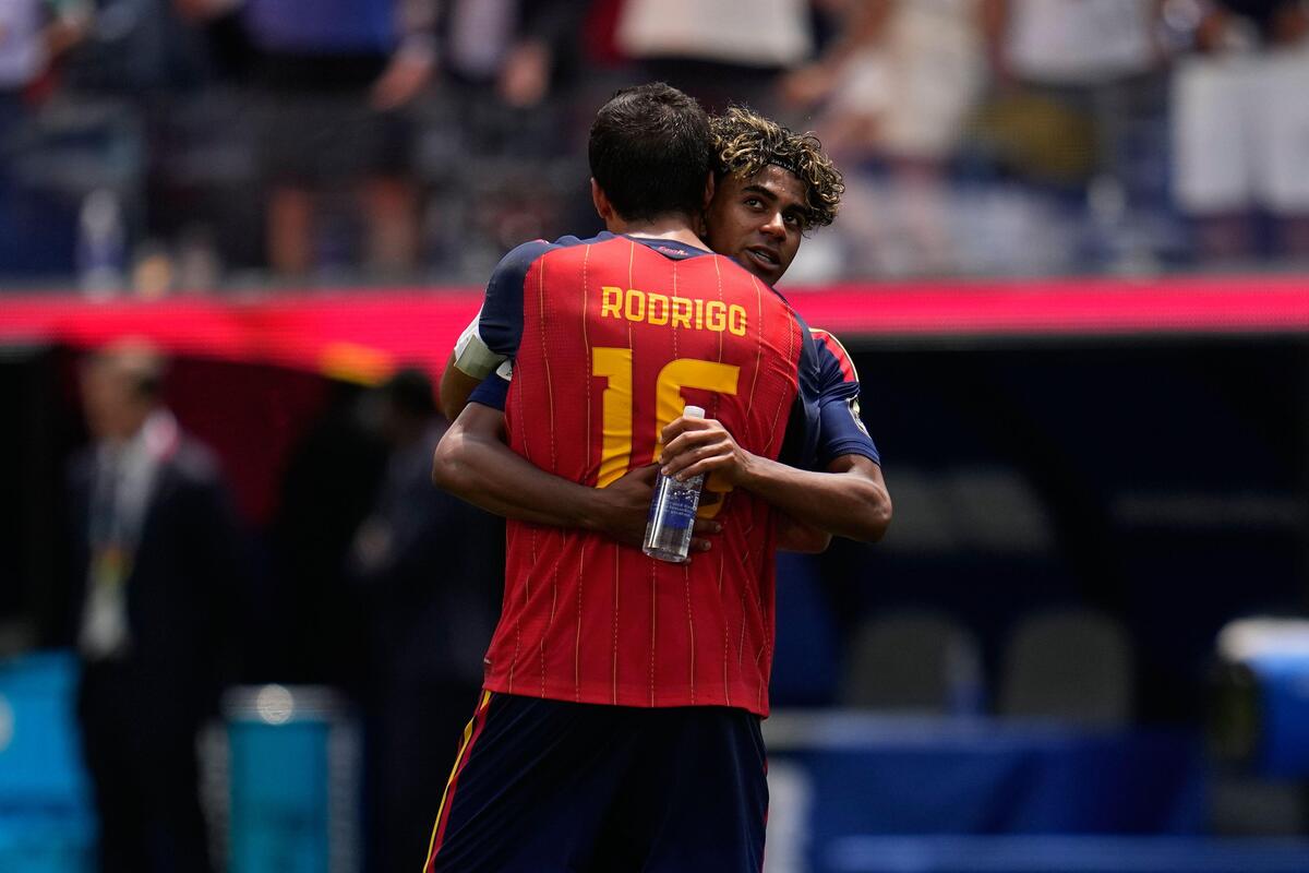 Rodri i Lamine Yamal