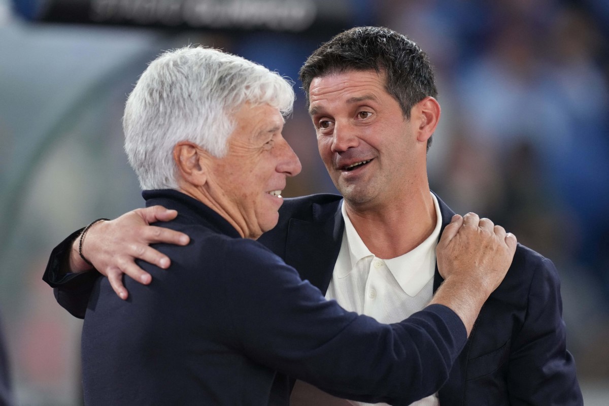 Gian Piero Gasperini oraz Cristian Chivu
