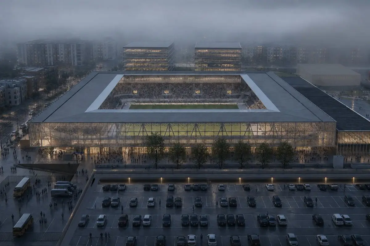 Wizualizacja nowego stadionu Stomilu Olsztyn